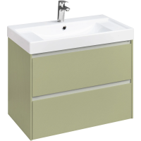 Тумба под раковину Roca Ona ZRU9307860 78,5 см, подвесная, оливковый матовый