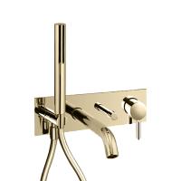 Смеситель для ванны Fantini Nostromo 50 P6 E321B цвет Matt British Gold PVD