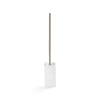 Decor Walther DW 6250 Туалетный ершик h60см, напольный, фарфор, белый / никель сатинированный