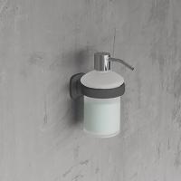 Дозатор для жидкого мыла Novellini Giada R90AGEDSM-H подвесной, цвет черный матовый