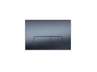 Кнопка смыва для инсталляции Aquatek KDI-0000034 для унитаза, пластик, цвет оружейная сталь