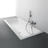 Ванны из материала Corian 180 см Antonio Lupi Biblio BIBLIO11 встраиваемая Bianco/cr белая