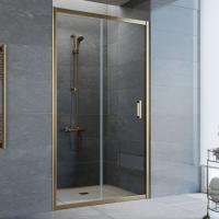 Дверь для душевой кабины в нишу Vegas Glass ZP 105 05 01 профиль бронза, стекло прозрачное