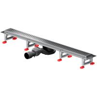 Душевой лоток AM.PM MasterFlow 80 W01SC-P11-080-01SB с решеткой Хром матовый Cut Gradient