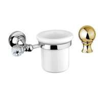 Стакан для зубных щеток Cezares Olimp OLIMP-TUM-03/24-M Золото 24 карат