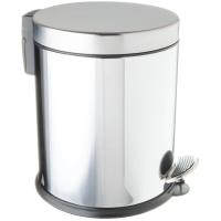 Мусорное ведро Fixsen FX-34024 5л, с педалью, хром