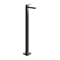 Напольный смеситель Gessi RETTANGOLO K 
 53095#706 black metal PVD