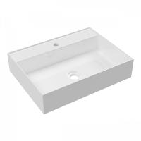 Раковина накладная 60 см Alice Hide 31230101S, цвет белый
