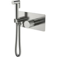 Гигиенический душ со смесителем Boheme Stick 127-NB.2 Никель брашированный