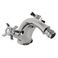 Смеситель Cezares Lord LORD-BS1-01 для биде, с донным клапаном, хром