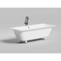 Ванна из литьевого мрамора Salini S-Sense Orlanda Axis 103212G 180,4x80 см, белый глянец