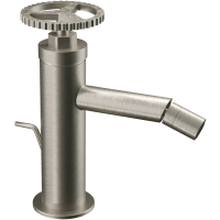 Смеситель Remer Chrono CH20XV для биде, с донным клапаном, нержавеющая сталь