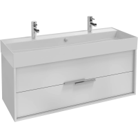 Тумба белый/белый глянец 119,9 см Jacob Delafon Vivienne EB1586-N18-G1C