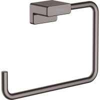 Кольцо для полотенец Hansgrohe AddStoris 41754340, цвет шлифованный черный хром