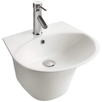 Раковина подвесная WeltWasser Telbach 006 49*45 MT-WT 10000003788, белая матовый