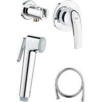 Гигиенический душ Grohe BauCurve 124899 со смесителем, хром