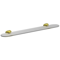 Полка стеклянная Wonzon & Woghand First WW-8427-LG 60 см, золотой