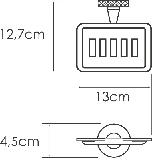 Мыльница Wasserkraft Tauber 64469 никель