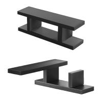 Fantini Fantini Ak/25 Смеситель для раковины, на 2 отв., цвет: Matt Gun Metal PVD