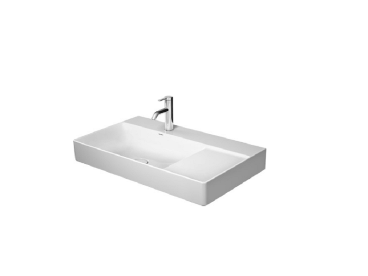 Раковина полувстраиваемая Duravit DuraSquare 80 см 2348800041