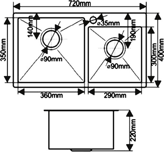 кухонная мойка melana s7240hg золото