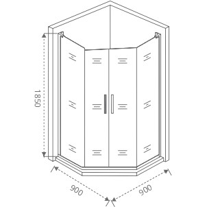 душевой уголок good door pandora pnt-тd 90x90