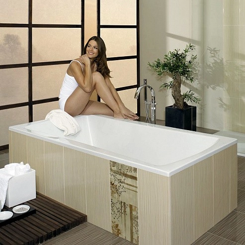 акриловая ванна mauersberger jucunda duo 1018000401 180х80 см, цвет белый глянцевый