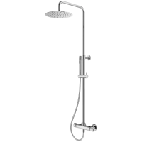 Душевая система Plumberia Selection IXO XO6302CR 250 мм, с термостатом, хром