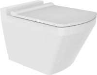 Унитаз биде Bien Neptun NPKA052N1VP1W5000 подвесной с сиденьем микролифт, цвет белый