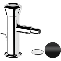 Смеситель Remer Element ET20NO для биде, с донным клапаном, черный матовый