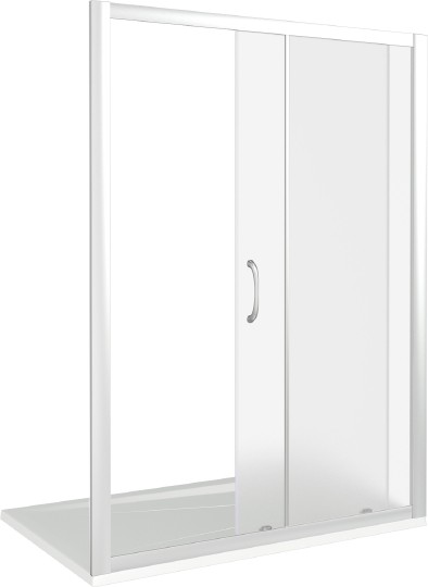 дверь для душевой кабины в нишу good door latte wtw-120-g-we