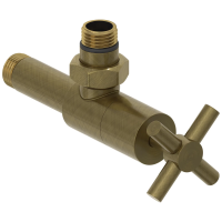 Вентиль запорный угловой Сунержа 05-1408-1212 1/2"x1/2" ш/ш, состаренная бронза