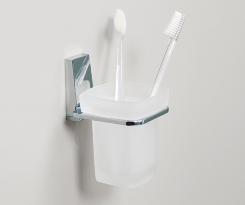 Стакан для зубных щеток WasserKRAFT Lopau K-6028 цвет хром