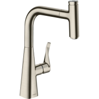 Смеситель для кухни Hansgrohe Metris M71 73802800, сталь