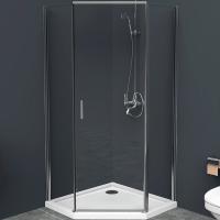 Душевой уголок BelBagno Uno 90х90 UNO-195-P-1-90-C-Cr профиль хром стекло прозрачное