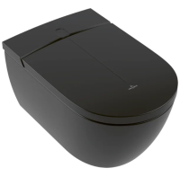 Унитаз подвесной Villeroy & Boch ViClean V0E200R7 с функцией биде, цвет черный