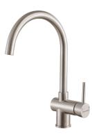 Смеситель для кухни Paulmark Bend Be212066-SS Нержавеющая сталь