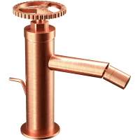 Смеситель Remer Chrono CH20RP для биде, с донным клапаном, медь матовая