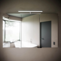 Зеркальный шкаф SANCOS Hilton 1200x148х740 мм, с LED подсветкой,арт. Z1200