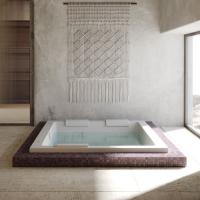 Jacuzzi Jacuzzi Sharp Extra Ванна 200х150х65см, со смесителем, Rainbow+ Clean System, цвет: белый
