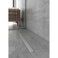 Душевой лоток Berges B1 Keramik 500 090116 с решеткой хром матовый