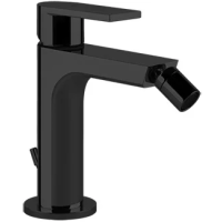 Смеситель Gessi Via Manzoni 38608#299 для биде, с донным клапаном, черный матовый