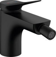 Смеситель Hansgrohe Vivenis 75200670 для биде, с донным клапаном, черный матовый