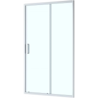 Душевая дверь Roca Leon ZRU9307667 140 см, профиль хром, стекло прозрачное