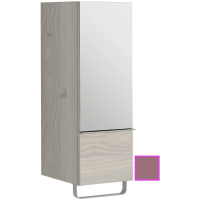 Полуколонна нежно-розовый матовый с зеркальной дверцей шарниры справа Jacob Delafon Odeon Up EB893D-M71