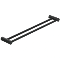 Полотенцедержатель Kludi Vela R 5898839 60 см, двойной, черный матовый