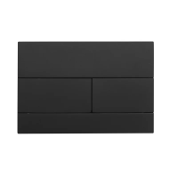 Кнопка смыва для инсталляции Wonzon & Woghand WW-IB235-MB для унитаза, пластик, цвет матовый черный