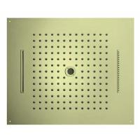 Верхний душ 570 x 470 mm Bossini DREAM/4 H38929.021, 4 режима (дождь, каскад, водопад моноструя), цвет: золото