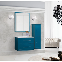 Зеркало Cezares Tiffany 45045 73x90 см, с LED-подсветкой, антизапотеванием, Blu Petrolio