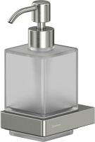 Дозатор для жидкого мыла Whitecross Cubo CU2440NIB настенный, брашированный никель